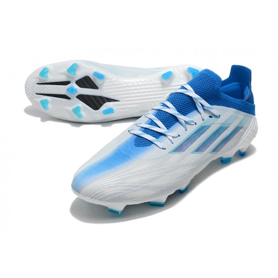 Kopacky Adidas X Speedflow FG Low Bílý Modrý Pánské