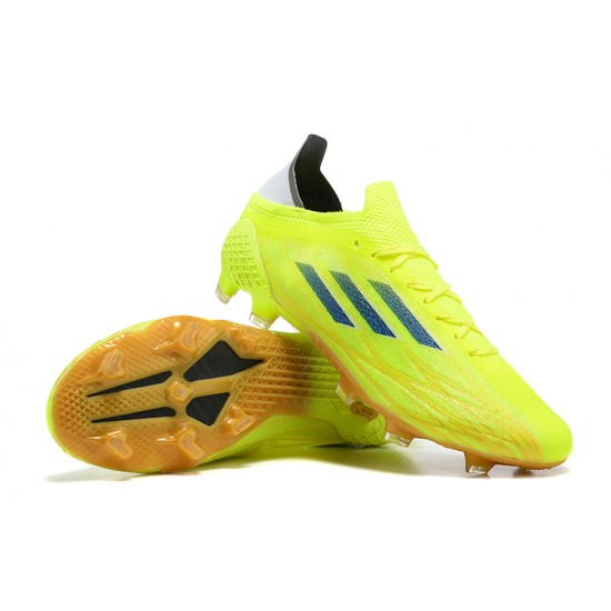 Kopacky Adidas X Speedflow FG Low Žlutý Zlato Černá Pánské