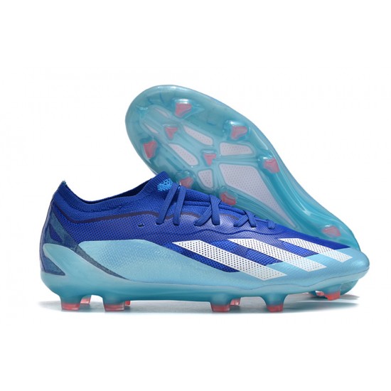 Kopacky Adidas X Speedportal .1 2022 World Cup Boots FG Low Dark Modrý Pánské Dámské