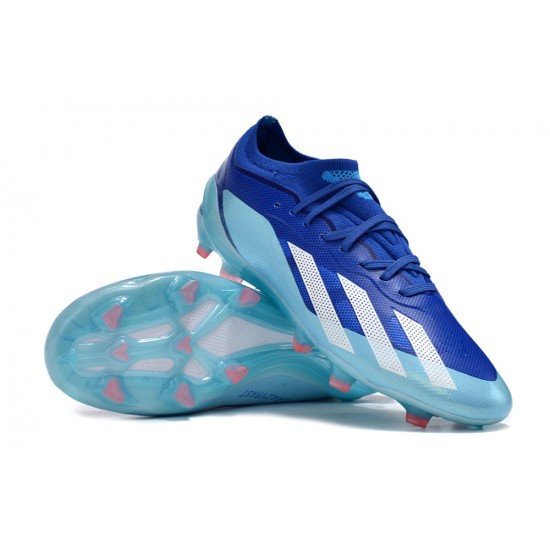 Kopacky Adidas X Speedportal .1 2022 World Cup Boots FG Low Dark Modrý Pánské Dámské