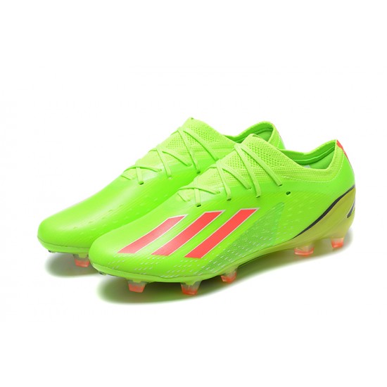 Kopacky Adidas X Speedportal .1 2022 World Cup Boots FG Low Zelená Růžový