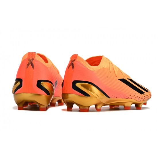 Kopacky Adidas X Speedportal .1 2022 World Cup Boots FG Low Oranžovýý Zlato Pánské