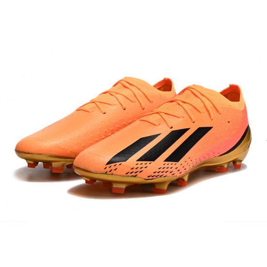 Kopacky Adidas X Speedportal .1 2022 World Cup Boots FG Low Oranžovýý Zlato Pánské