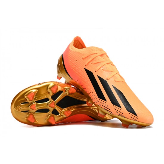 Kopacky Adidas X Speedportal .1 2022 World Cup Boots FG Low Oranžovýý Zlato Pánské