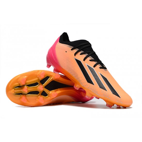 Kopacky Adidas X Speedportal .1 2022 World Cup Boots FG Low Růžový Oranžovýý Černá