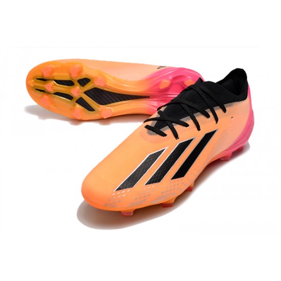 Kopacky Adidas X Speedportal .1 2022 World Cup Boots FG Low Růžový Oranžovýý Černá