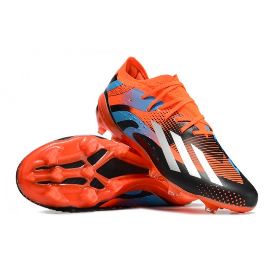 Kopacky Adidas X Speedportal .1 2022 World Cup Boots FG Low Červené Modrý Černá Pánské