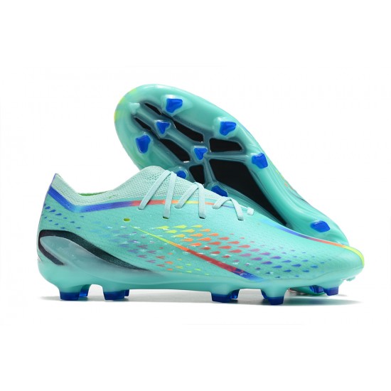 Kopacky Adidas X Speedportal .1 2022 World Cup Boots FG Low Turqoise Multi