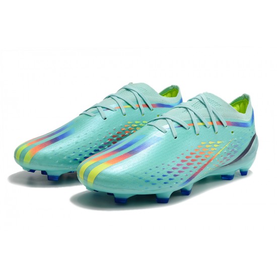 Kopacky Adidas X Speedportal .1 2022 World Cup Boots FG Low Turqoise Multi