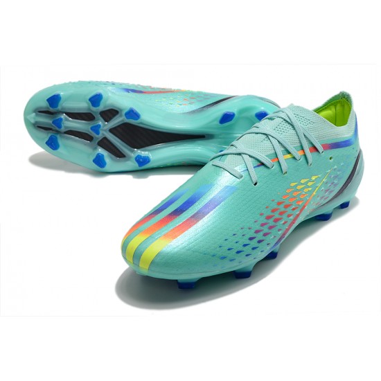 Kopacky Adidas X Speedportal .1 2022 World Cup Boots FG Low Turqoise Multi