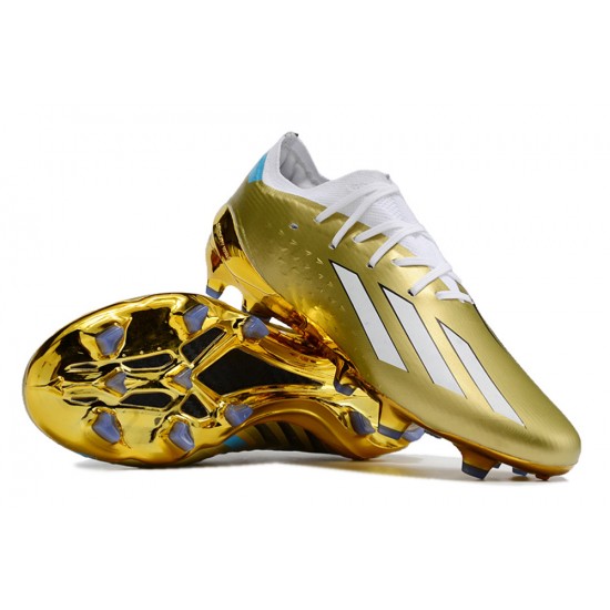 Kopacky Adidas X Speedportal .1 2022 World Cup Boots FG Low Bílý Zlato Pánské