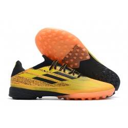 Kopacky Adidas X Speedportal .1 TF Low Černá Žlutý Oranžovýý 