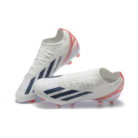 Kopacky Adidas x23 crazyfast 1 FG Bílý Černá Oranžovýý Pánské Low