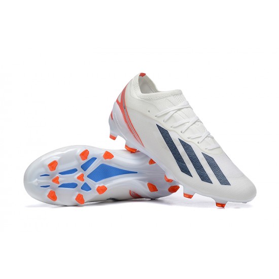 Kopacky Adidas x23 crazyfast 1 FG Bílý Černá Oranžovýý Pánské Low