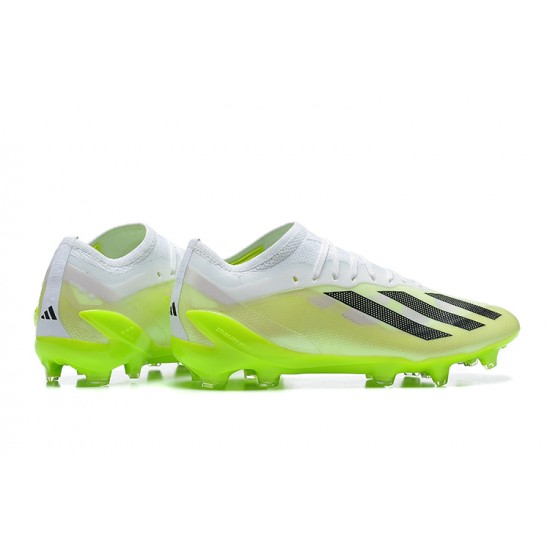 Kopacky Adidas x23 crazyfast 1 FG Bílý Zelená Černá Pánské Low