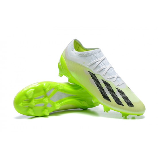 Kopacky Adidas x23 crazyfast 1 FG Bílý Zelená Černá Pánské Low