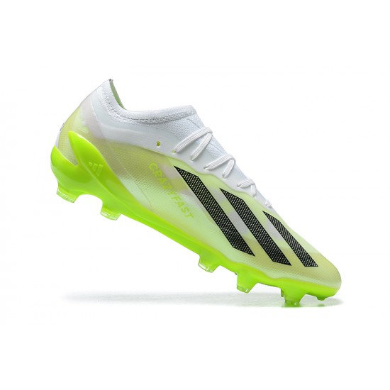 Kopacky Adidas x23 crazyfast 1 FG Bílý Zelená Černá Pánské Low