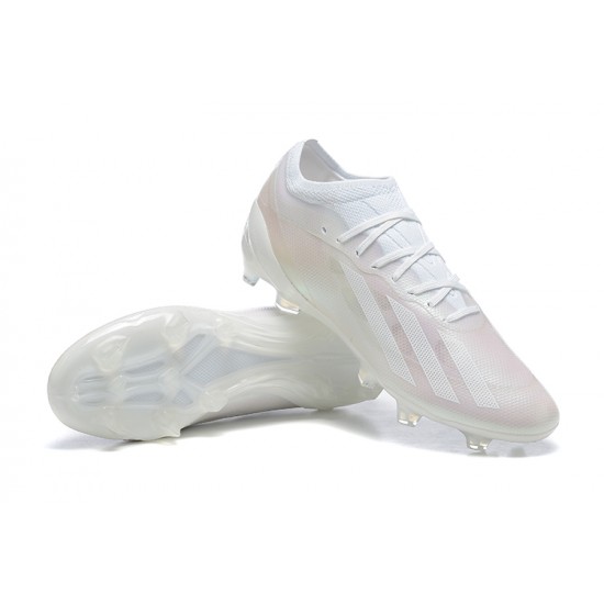 Kopacky Adidas x23 crazyfast 1 FG Bílý Růžový Pánské Low