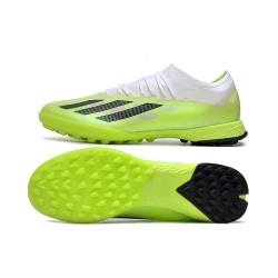 Kopacky Adidas x23crazyfast.1 Laceless TF Low Bílý Černá Zelená Pánské 