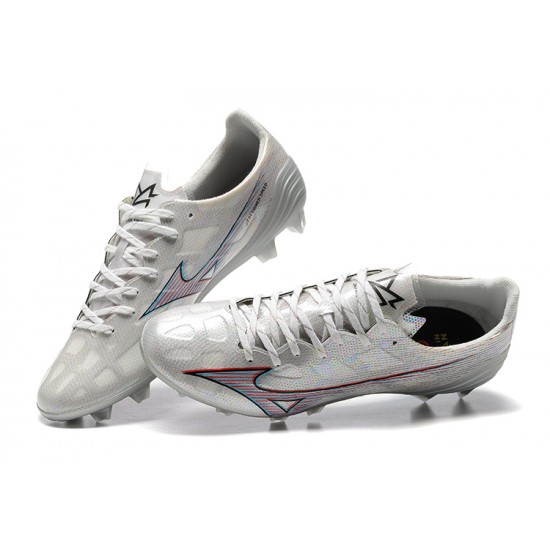 Kopacky Mizuno Alpha Made In Japan FG Zlato Modrý Červené Nachový Low Pánské