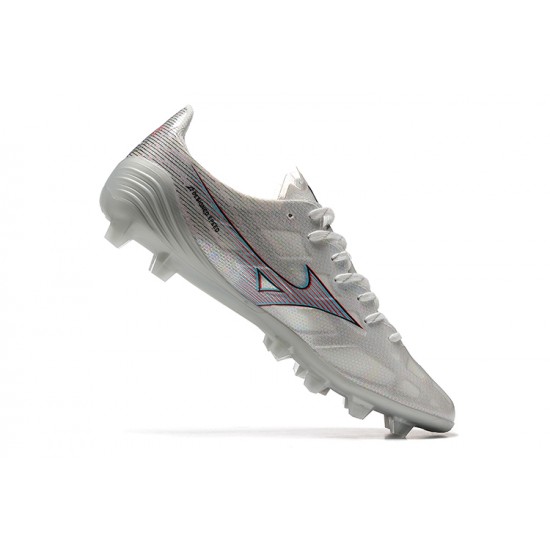 Kopacky Mizuno Alpha Made In Japan FG Zlato Modrý Červené Nachový Low Pánské