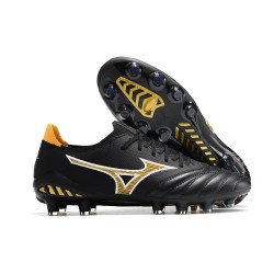 Kopacky Mizuno Morelia Neo Iii Made In Japan AG Low Černá Zlato Pánské  