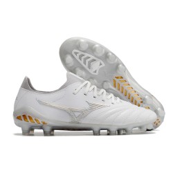 Kopacky Mizuno Morelia Neo Iii Made In Japan AG Low Zlato Bílý Pánské  