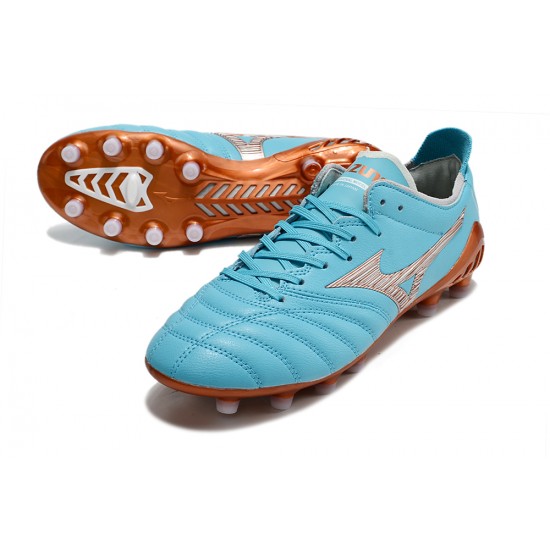 Kopacky Mizuno Morelia Neo Iii Pro AG Low Turqoise Pánské