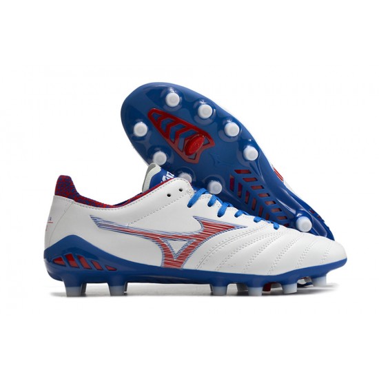 Kopacky Mizuno Morelia Neo Iii Pro AG Low Bílý Dark Modrý Pánské