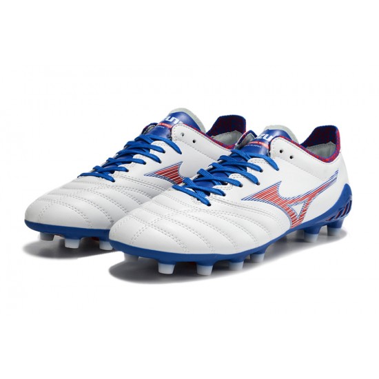 Kopacky Mizuno Morelia Neo Iii Pro AG Low Bílý Dark Modrý Pánské