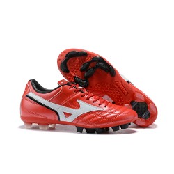 Kopacky Mizuno Wave Cup Legend FG Červené Černá Bílý Low Pánské 