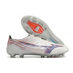 Kopacky Mizuno Alpha Made In Japan Fg Low Bílý Nachový Pánské 