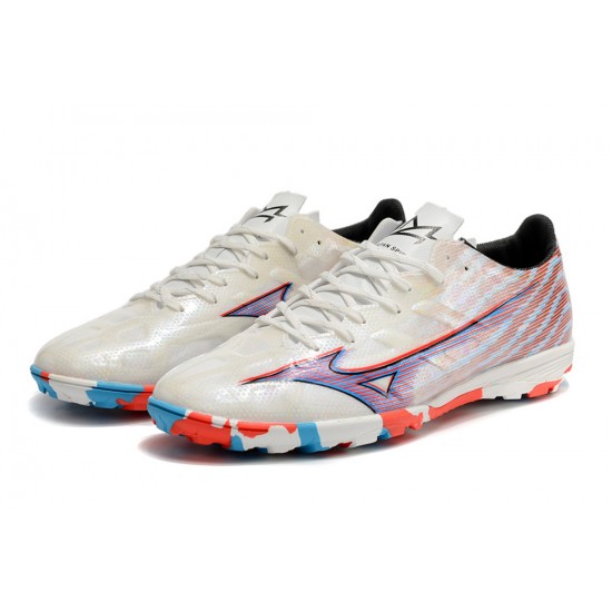 Kopacky Mizuno Alpha Made In Japan Tf Low Béžový Modrý Červené Pánské