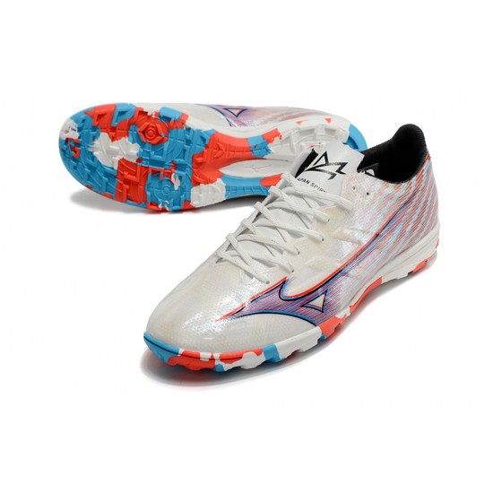 Kopacky Mizuno Alpha Made In Japan Tf Low Béžový Modrý Červené Pánské