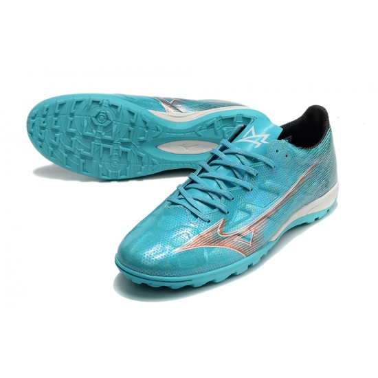 Kopacky Mizuno Alpha Made In Japan Tf Low Turqoise Zlato Pánské