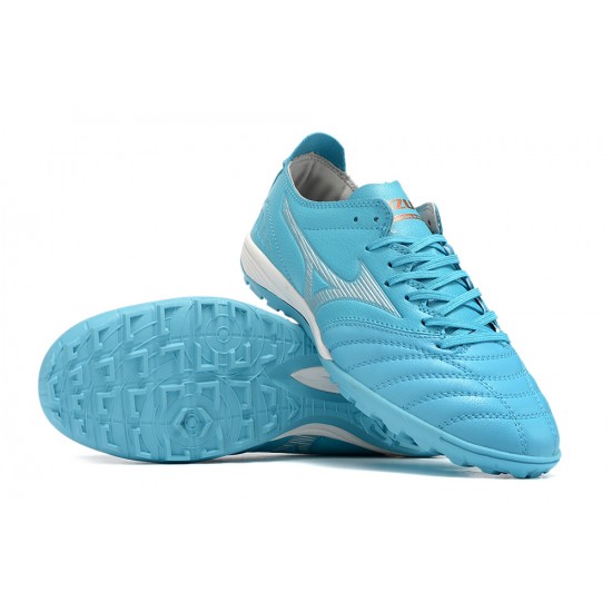 Kopacky Mizuno Morelia Wave Cup Classic Tf Low Modrý Bílý Pánské