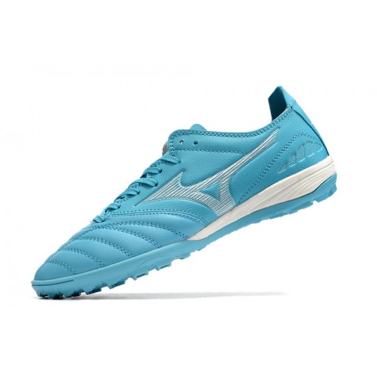 Kopacky Mizuno Morelia Wave Cup Classic Tf Low Modrý Bílý Pánské