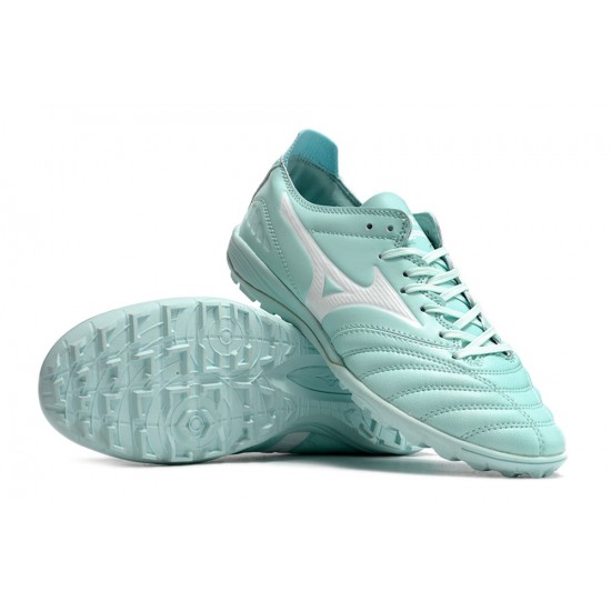 Kopacky Mizuno Morelia Wave Cup Classic Tf Low Turqoise Pánské