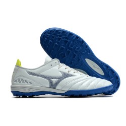 Kopacky Mizuno Morelia Wave Cup Classic Tf Low Bílý Modrý Žlutý Pánské 