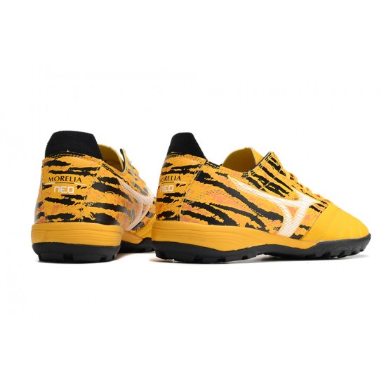 Kopacky Mizuno Morelia Wave Cup Classic Tf Low Žlutý Černá Pánské Kopacky Mizuno Morelia Wave Cup Classic Tf Low Žlutý Černá Pánské