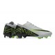 Kopacky Nike Air Zoom Mercurial Vapor XV Elite FG Šedá Zelená Černá Pánské Low