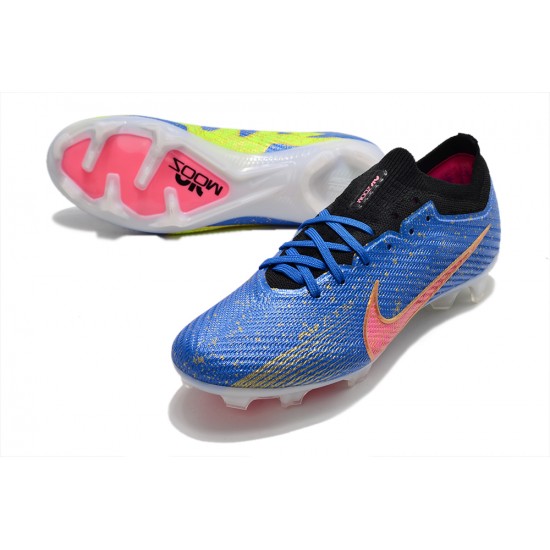 Kopacky Nike Air Zoom Mercurial Vapor XV Elite FG Low Černá Růžový Modrý Pánské