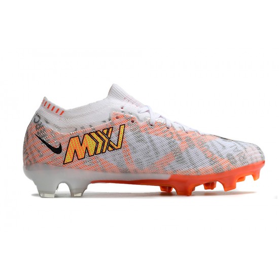 Kopacky Nike Air Zoom Mercurial Vapor XV Elite FG Low Oranžovýý Žlutý Bílý Pánské Dámské