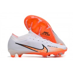 Kopacky Nike Air Zoom Mercurial Vapor XV Elite FG Low Bílý Oranžovýý Pánské 