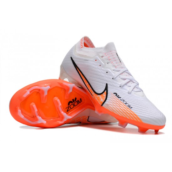 Kopacky Nike Air Zoom Mercurial Vapor XV Elite FG Low Bílý Oranžovýý Pánské