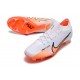 Kopacky Nike Air Zoom Mercurial Vapor XV Elite FG Low Bílý Oranžovýý Pánské