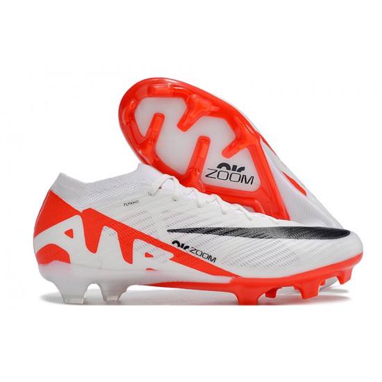 Kopacky Nike Air Zoom Mercurial Vapor XV Elite FG Low Bílý Červené Černá Pánské Dámské