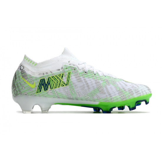 Kopacky Nike Air Zoom Mercurial Vapor XV Elite FG Low Bílý Žlutý Zelená Pánské Dámské