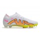 Kopacky Nike Air Zoom Mercurial Vapor XV Elite FG Low Bílý Žlutý Růžový Pánské