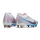 Kopacky Nike Air Zoom Mercurial Vapor XV Elite SG Low Bílý Modrý Růžový Pánské 